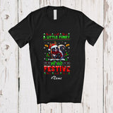 MacnyStore - Personalized Custom Name A Little Funky A Lot Festive; Lovely Christmas Sweater Skunk Feral T-Shirt