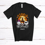 MacnyStore - Personalized Custom Name Golf Squad; Scary Halloween Moon; Sport Player Playing Team T-Shirt