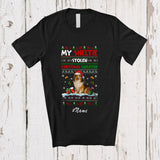 MacnyStore - Personalized Custom Name My Sheltie Stolen My Christmas Sweater; Lovely X-mas Animal Lover T-Shirt