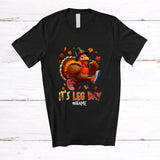 MacnyStore - Personalized Custom Name It's Leg Day; Amusing Thanksgiving Turkey Running Workout; Fitness Runner T-Shirt