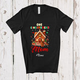 MacnyStore - Personalized Custom Name One Gingerbread Mom; Awesome Christmas Baking Baker; Family T-Shirt
