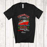 MacnyStore - Personalized Custom Name Christmas Cruise 2025 Together; Joyful Friends Family Group T-Shirt