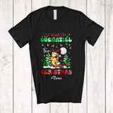 MacnyStore - Personalized Custom Name I Want A Cockatiel For Christmas; Lovely Santa Bird X-mas Tree T-Shirt