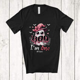 MacnyStore - Personalized Custom Name Boo I'm One; Lovely Halloween 1st Birthday Ghost Witch; Girls Family T-Shirt