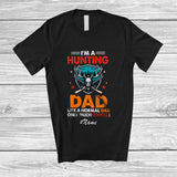 MacnyStore - Personalized Custom Name Hunting Dad Definition Much Cooler; Proud Father's Day Vintage Family T-Shirt