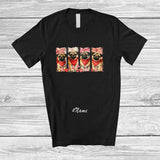 MacnyStore - Personalized Custom Name Pug Valentine Collection; Adorable Hearts Pug; Girls Women Farmer T-Shirt