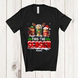 MacnyStore - Personalized Custom Name This The Season; Amazing Christmas Lights Plaid Coffee Cream T-Shirt