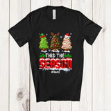 MacnyStore - Personalized Custom Name This The Season; Amazing Christmas Three X-mas Tree; Cookie Baker T-Shirt