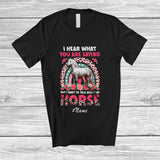 MacnyStore - Personalized Custom Name But I Want To Talk About My Horse; Floral Leopard Rainbow Farmer T-Shirt