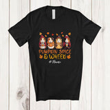 MacnyStore - Personalized Custom Name Pumpkin Spice & Wheek; Lovely Thanksgiving Fall Guinea Pig; Animal T-Shirt