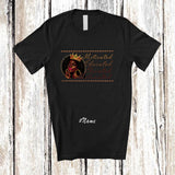 MacnyStore - Personalized Custom Name Motivated Educated Melanated; Proud Black History Month Women Afro T-Shirt