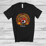 MacnyStore - Personalized Custom Name Footgolf Turkey; Amazing Thanksgiving Rainbow; Sport Player Team T-Shirt