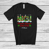 MacnyStore - Personalized Custom Name Neonatal Intensive Care Unit; Merry Christmas Winter NICU Nurse T-Shirt