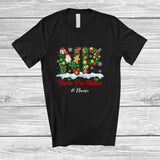 MacnyStore - Personalized Custom Name Nurse Practitioner; Merry Christmas Winter NP Nurse Nursing T-Shirt