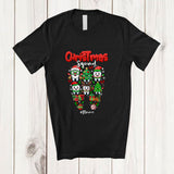MacnyStore - Personalized Custom Name Christmas Squad; Lovely X-mas Dentist Tools Tooth Shape; Dentist Dental T-Shirt