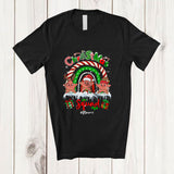 MacnyStore - Personalized Custom Name Christmas Squad; Joyful Three Starfish Collection Rainbow; Animal T-Shirt