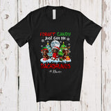 MacnyStore - Personalized Custom Name Forget Candy Give Me Dachshunds; Lovely Christmas Family Group T-Shirt