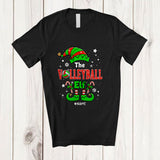 MacnyStore - Personalized Custom Name The Volleyball Elf; Wonderful Christmas Elf Family; Sport Playing Player T-Shirt