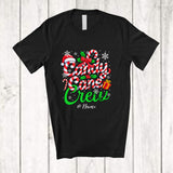 MacnyStore - Personalized Custom Name Candy Cane Crew; Wonderful Christmas Santa Candy Canes Family T-Shirt