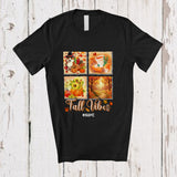 MacnyStore - Personalized Fall Vibes; Amazing Thanksgiving Custom Name Corgi Owner; Plaid Family T-Shirt