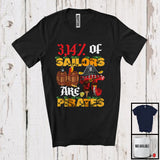 MacnyStore - 3,14 Percent Of Sailors Are Pirates, Humorous Halloween Pi Day Pirate, Math Nerd Students Teacher T-Shirt
