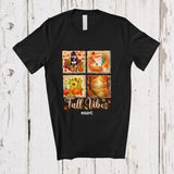 MacnyStore - Personalized Fall Vibes; Amazing Thanksgiving Custom Name Husky Owner; Plaid Family T-Shirt