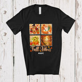 MacnyStore - Personalized Fall Vibes; Amazing Thanksgiving Custom Name Labrador Retriever Owner; Plaid Family T-Shirt