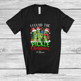 MacnyStore - Personalized Custom Name I Found The Pickle Christmas; Joyful Four Santa Pickle Squad; Canning Season T-Shirt