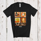 MacnyStore - Personalized Fall Vibes; Amazing Thanksgiving Custom Name Pit Bull Owner; Plaid Family T-Shirt
