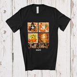 MacnyStore - Personalized Fall Vibes; Amazing Thanksgiving Custom Name Shelties Owner; Plaid Family T-Shirt