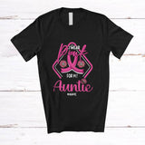 MacnyStore - Personalized Custom Name I Wear Pink For My Auntie; Awesome Breast Cancer Sunflowers; Family T-Shirt