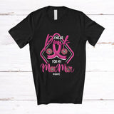 MacnyStore - Personalized Custom Name I Wear Pink For My Mama; Awesome Breast Cancer Sunflowers; Family T-Shirt