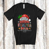 MacnyStore - Personalized Custom Name Sister Navidad Family 2026; Awesome Christmas Santa Mexican Group T-Shirt