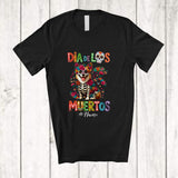 MacnyStore - Personalized Custom Name Dia De Los Muertos; Lovely Floral Sugar Skull Corgi Owner Mexican T-Shirt