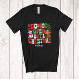 MacnyStore - Personalized Custom Name Do Not Open Until Christmas; Amusing Santa Snowman; Family T-Shirt