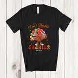 MacnyStore - Personalized Custom Name One Thankful Cashier; Lovely Thanksgiving Turkey Proud Job T-Shirt