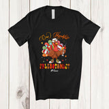 MacnyStore - Personalized Custom Name One Thankful Phlebotomist; Lovely Thanksgiving Turkey Proud Job T-Shirt