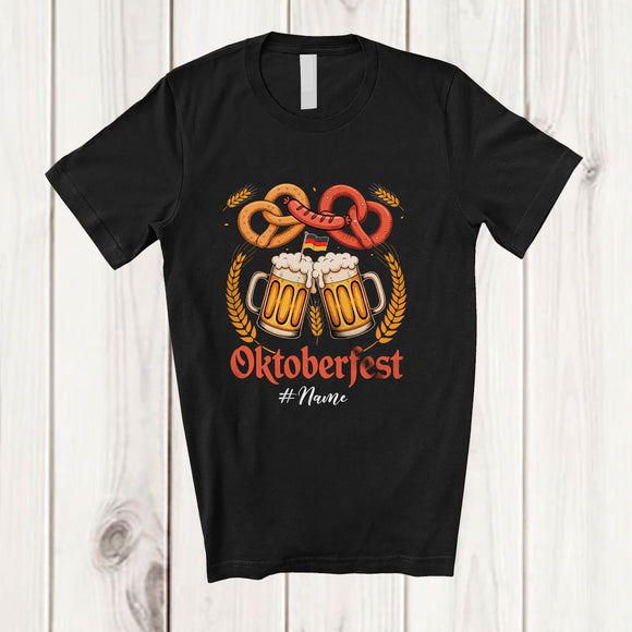 MacnyStore - Personalized Custom Name Oktoberfest; Humorous Beer German Drinking Lover; Drunker Group T-Shirt
