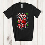 MacnyStore - Personalized Custom Name Ho3; Amusing Christmas Candy Canes Boxing Player Team; Family T-Shirt