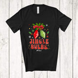 MacnyStore - Personalized Custom Name Jingle Bulbs; Humorous Christmas Bulb; Pajamas Family Group T-Shirt