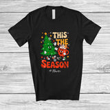 MacnyStore - Personalized Custom Name This The Season; Joyful Christmas Tree Coffee; Friends Family T-Shirt