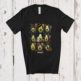 MacnyStore - Personalized Custom Name Avocado Cosplay Boo Witch; Lovely Halloween Fruit; Vegan T-Shirt