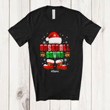 MacnyStore - Personalized Custom Name Baseball Squad; Awesome Christmas Santa Sport Player; Family T-Shirt