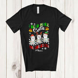 MacnyStore - Personalized Custom Name I Need More Cats; Lovely Christmas Three Cat Owner; Family T-Shirt