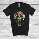 MacnyStore - Personalized Custom Name Six Seven; Amusing Christmas Plaid Elf; X-mas Family Group T-Shirt