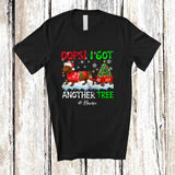 MacnyStore - Personalized Custom Name Oops I Got Another Tree; Humorous Christmas Santa Dachshund; Family T-Shirt