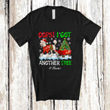 MacnyStore - Personalized Custom Name Oops I Got Another Tree; Humorous Christmas Santa Poodle; Family T-Shirt