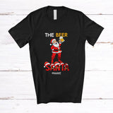 MacnyStore - Personalized Custom Name The Beer Santa; Awesome Christmas Beer Drinking Drunker T-Shirt