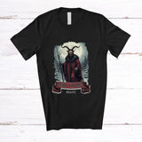 MacnyStore - Personalized Custom Name Merry Krampus; Humorous Christmas Horror Evil Pajamas; Family T-Shirt