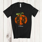 MacnyStore - Personalized Custom Name Fall Cane Corso Pumpkin; Happy Thanksgiving Halloween Family T-Shirt
